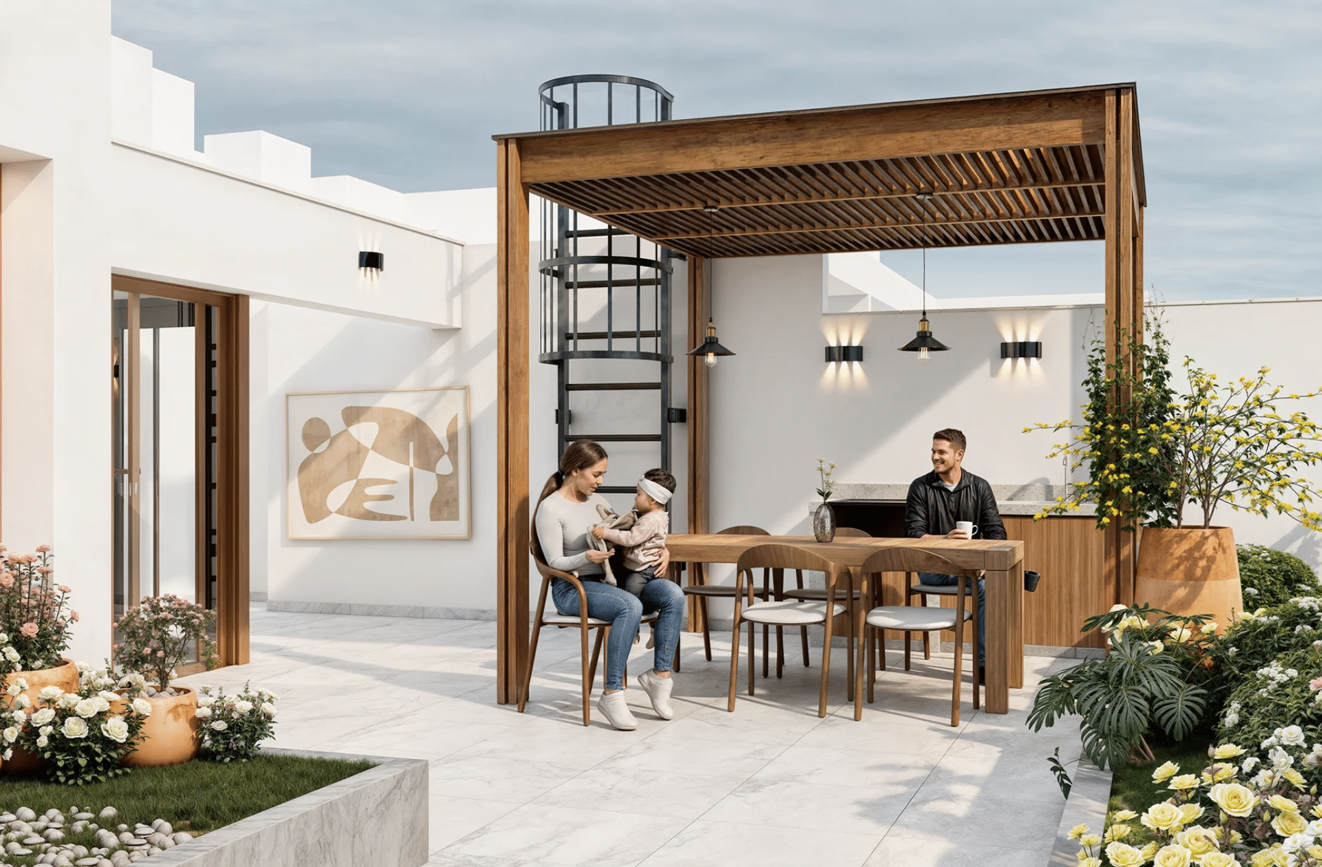 Ventajas de tener un departamento con terraza como área social