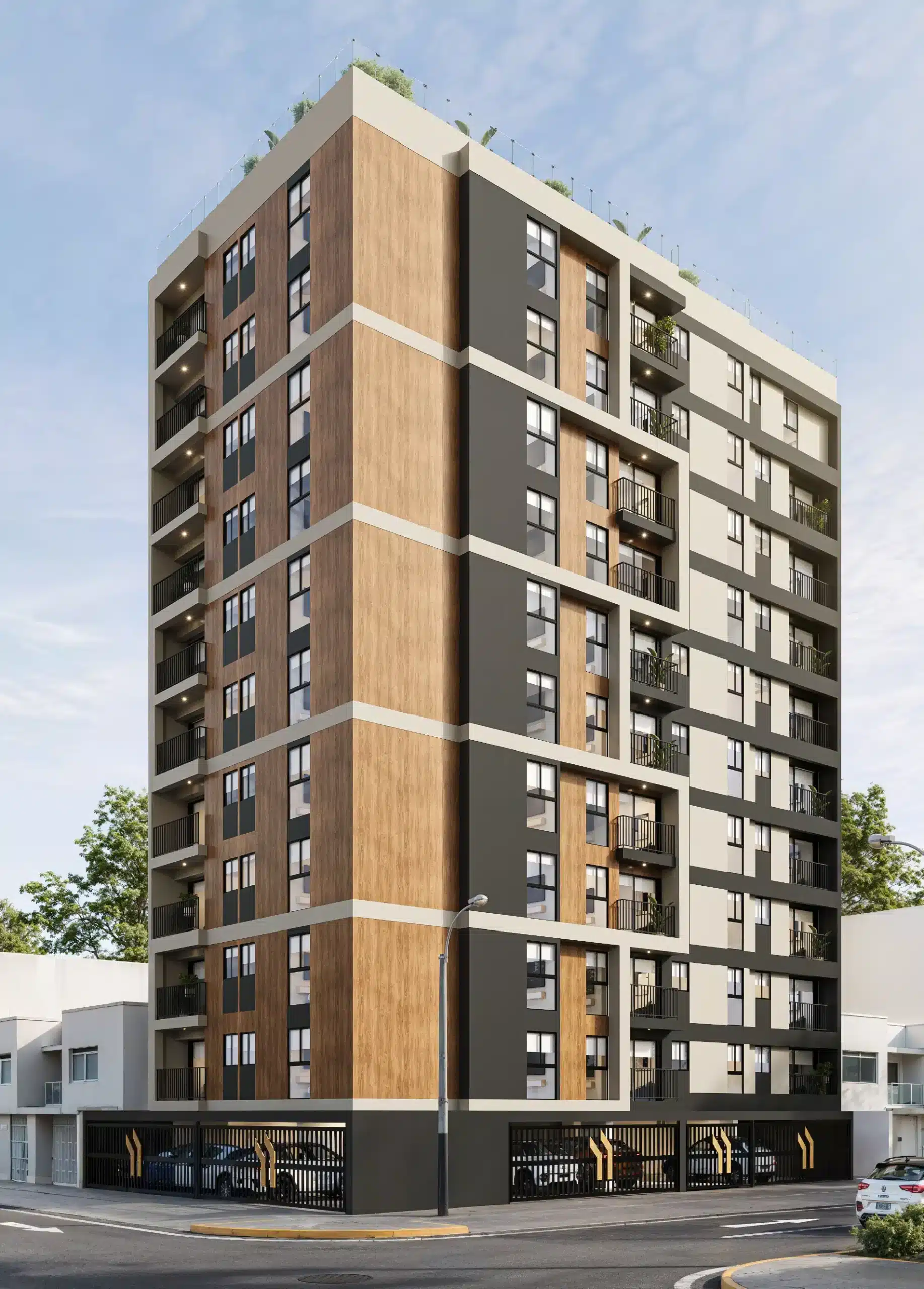 ¿Por qué vivir en un edificio en esquina?: descubre sus beneficios 2 Edificio en esquina de MultiUrbe.